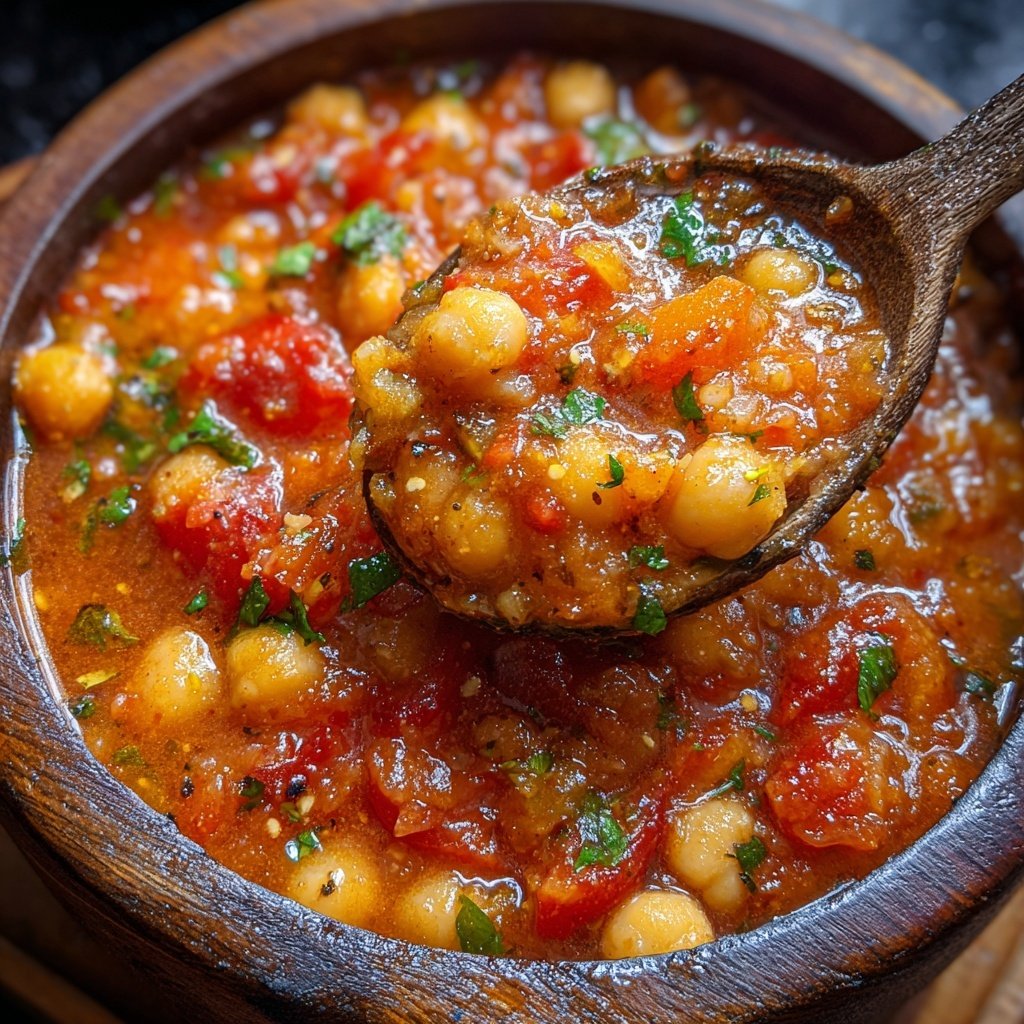 Spiced Chickpea Tomato Stew