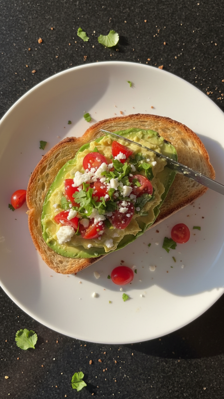Stuffed Avocado on Toast
