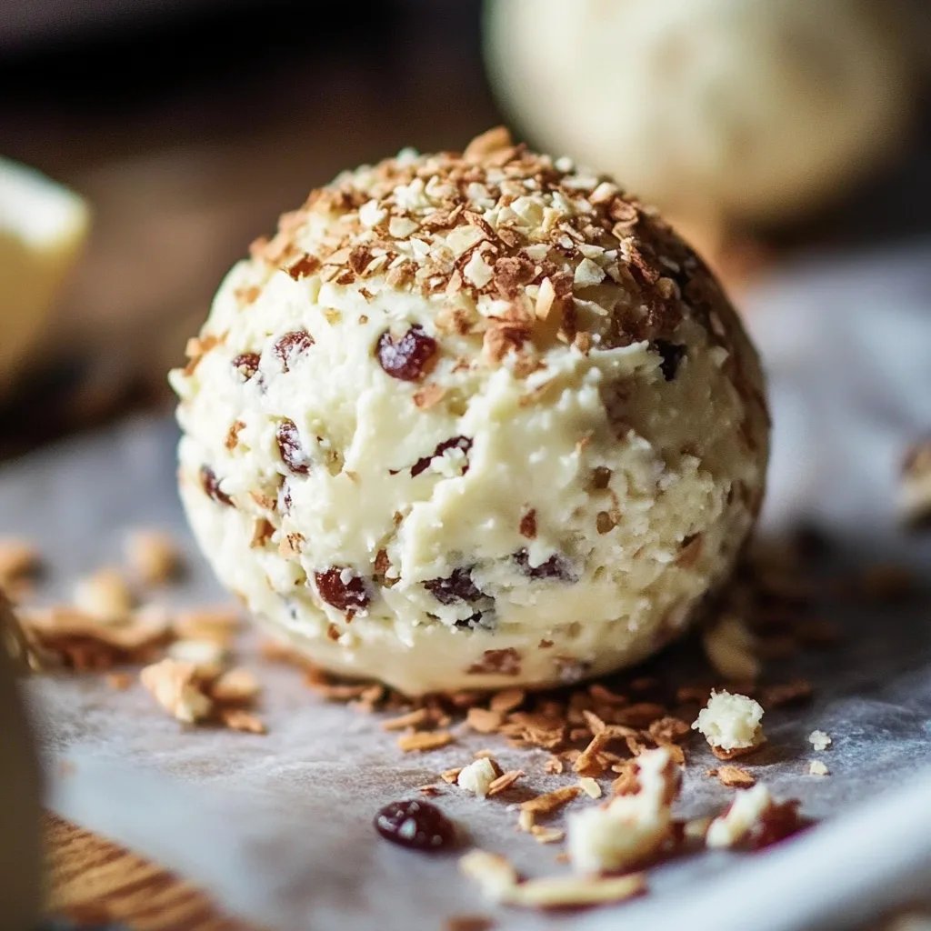 Craisins White Cheddar Cheese Ball