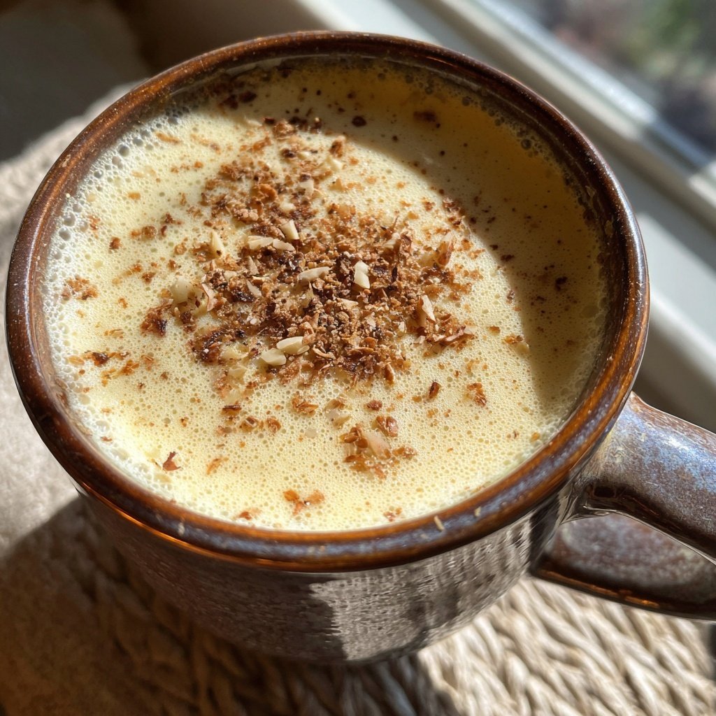 Dairy Free Eggnog with Almond Milk