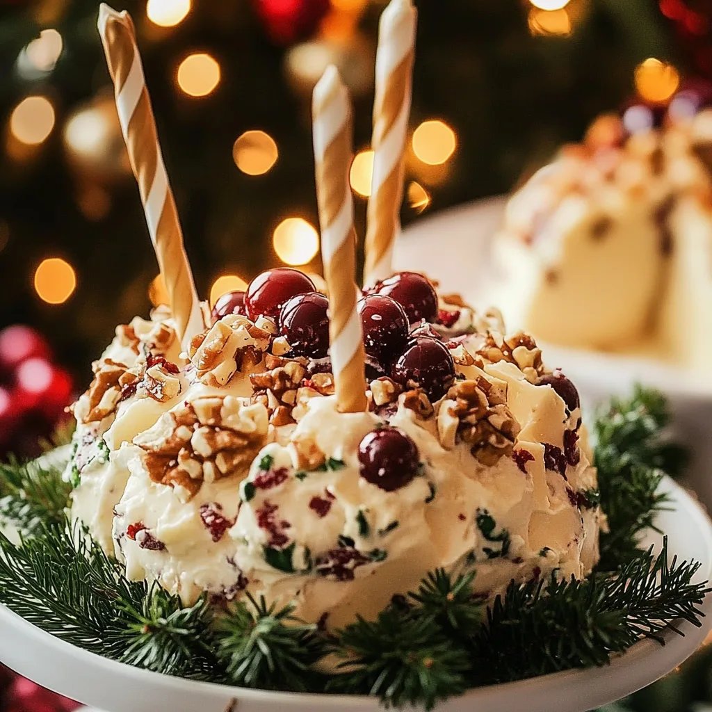 Delicious Christmas Cheese Ball