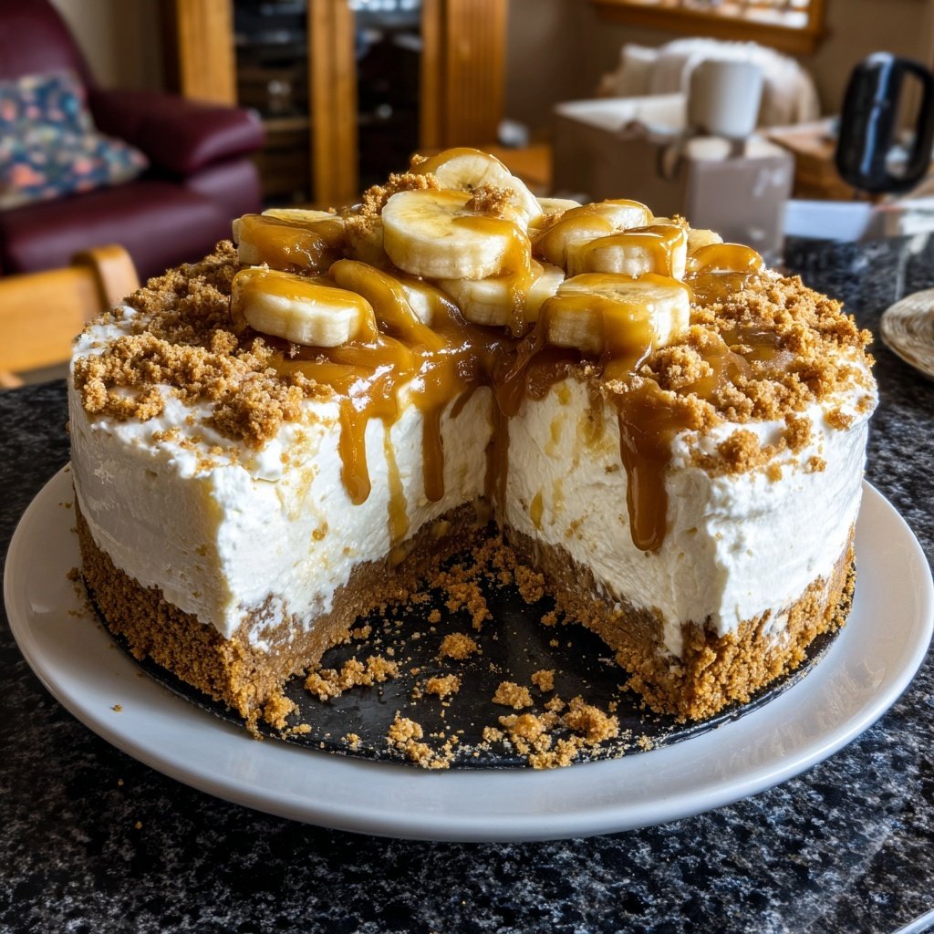 Banoffee Pie with Banana Cream
