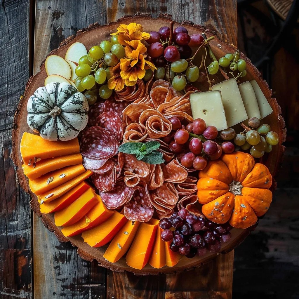 Pumpkin Charcuterie Board